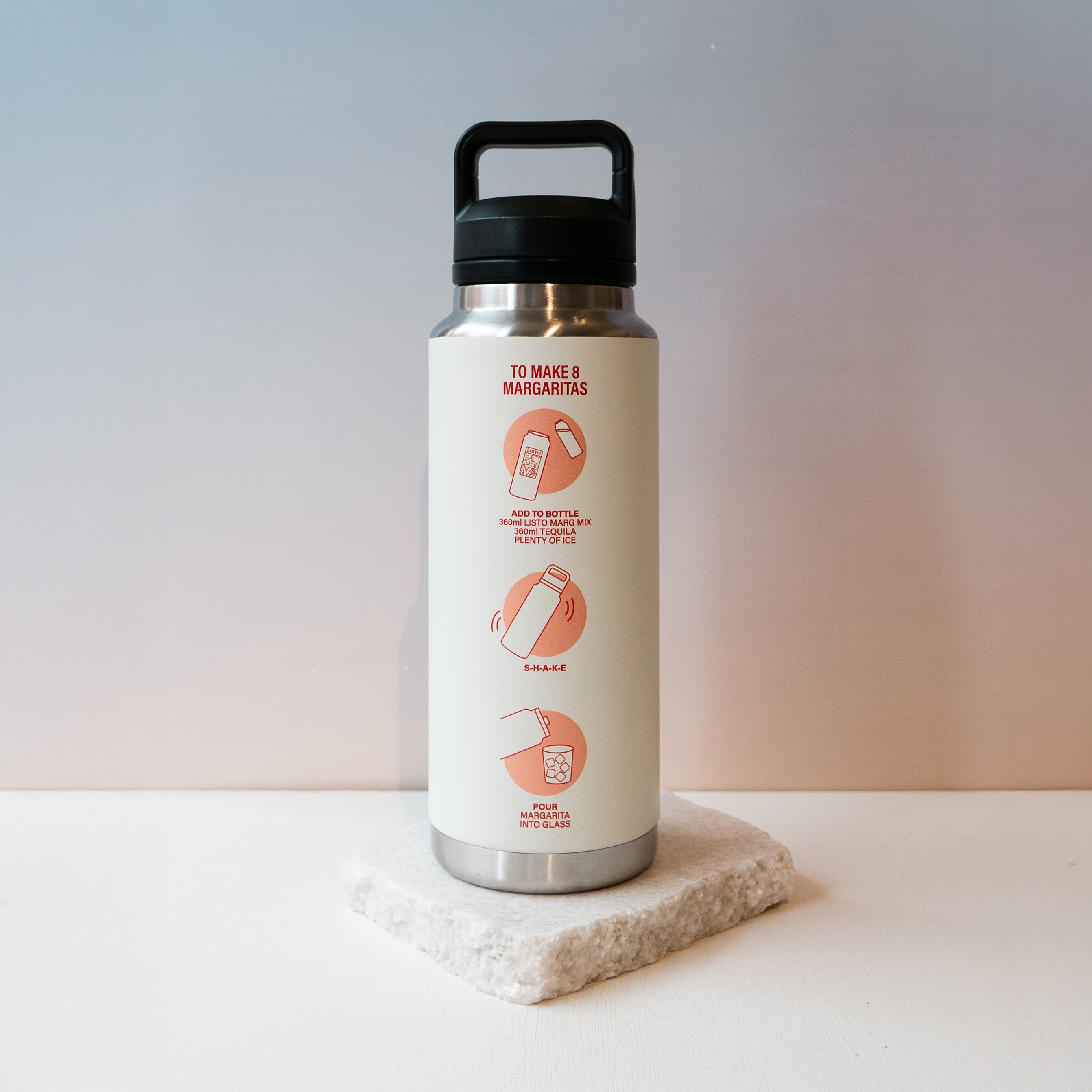 LISTO Insulated Shaker Bottle