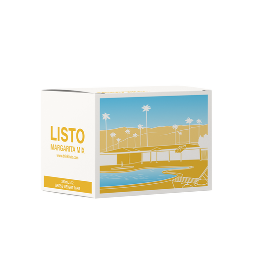 LISTO Tommy's Margarita Mix 12 Bottle Case